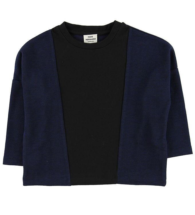 Mads Nørgaard Bluse Trustina Navy Sort