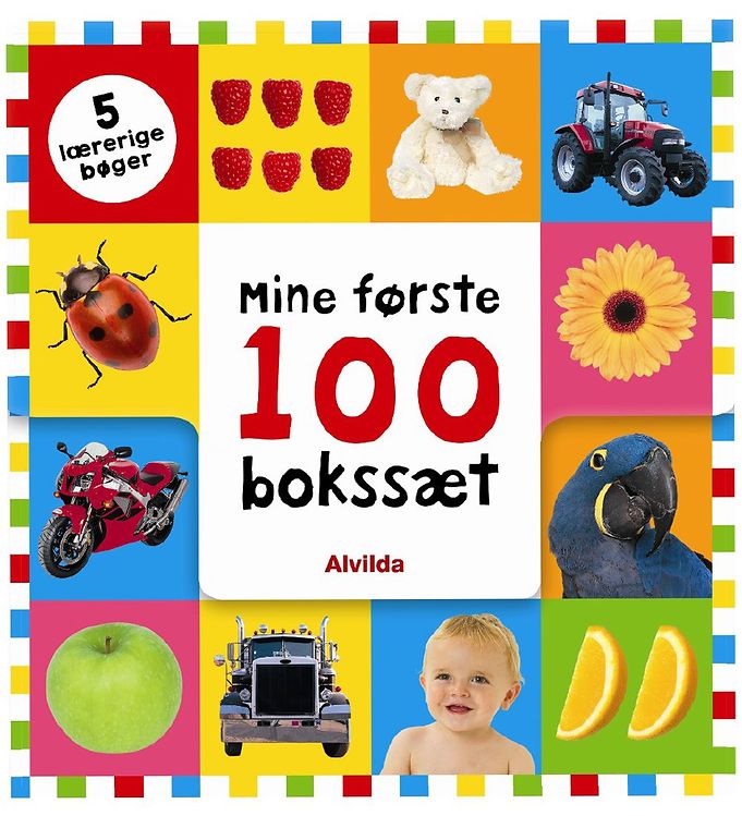 Image of Alvilda Boks - Mine Første 100 Bokssæt - Dansk - OneSize - Alvilda Billedbog (122684-667058)
