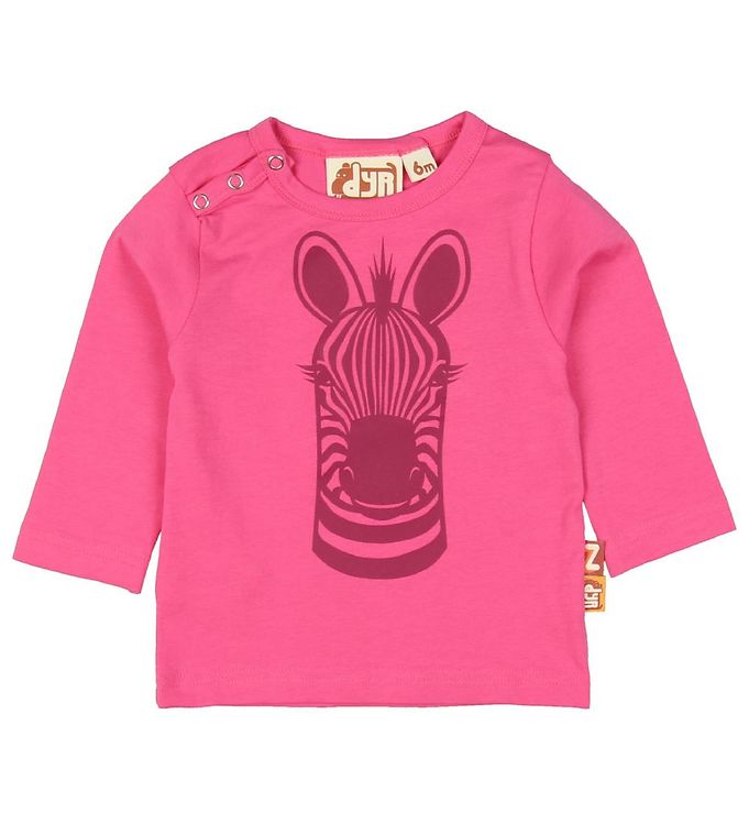 Image of DYR Bluse - DYRSnarl - Pink m. Zebra - 50 - DYR Bluse (122794-731450)