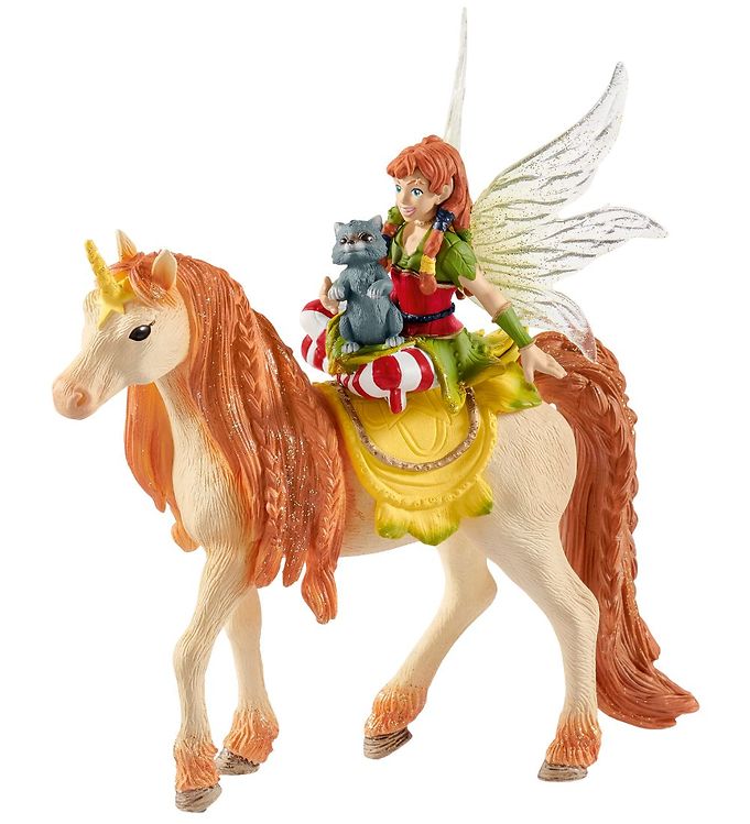 Schleich Bayala - Feen Marween M. Enhjørning - H: 11 Cm