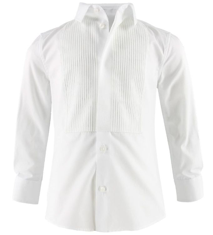 #2 - Dolce & Gabbana Skjorte - Hvid m. Plissering
