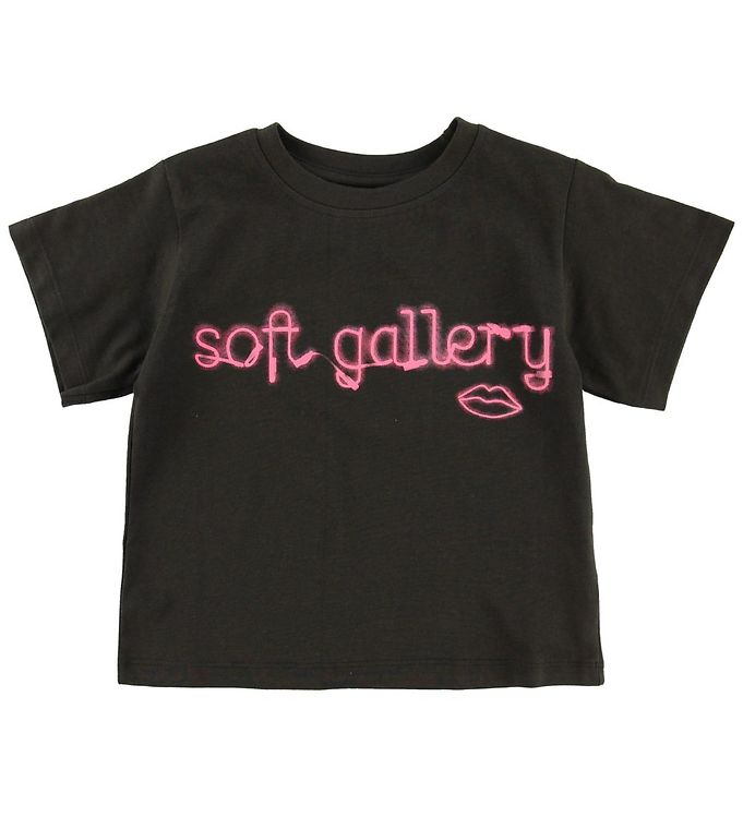 12: Soft Gallery T-shirt - Dominique - Neon lips