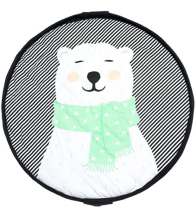 Play&Go Legetøjstæppe - Soft Ø120 cm Polar Bear unisex