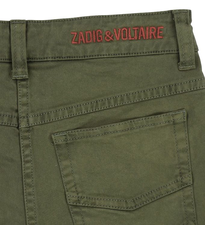 Zadig & Voltaire Shorts - Denim - Armygrøn » fragt i DK