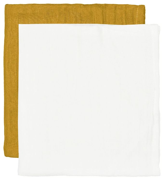 Image of CAMA Copenhagen Stofbleer - 2-pak - 65x40 - Hvid/Karry - OneSize - CAMA Copenhagen Stofble (125953-683413)