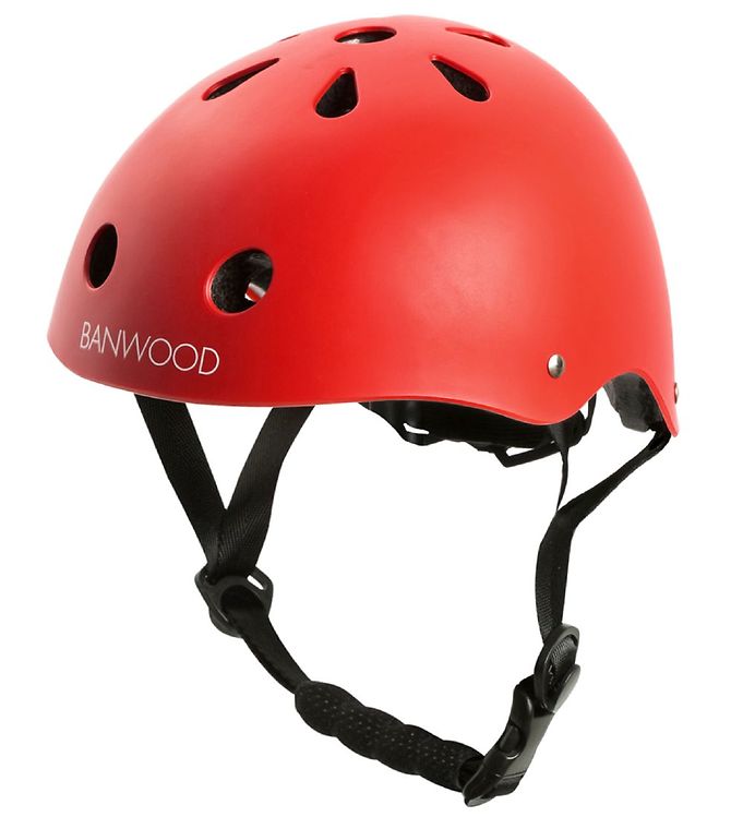 Image of Banwood Cykelhjelm - Classic - Rød - OneSize - Banwood Cykelhjelm (126714-687614)