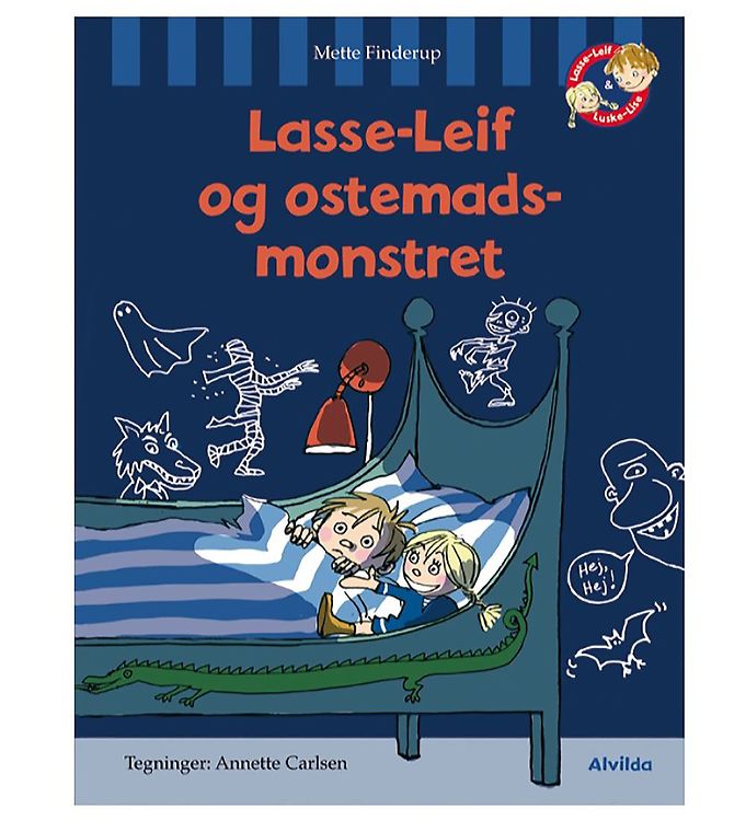 Billede af Alvilda Bog - Lasse-Leif & Ostemads-Monstret - Dansk