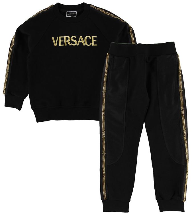 #2 - Young Versace Sweatsæt - Sort m. Guld