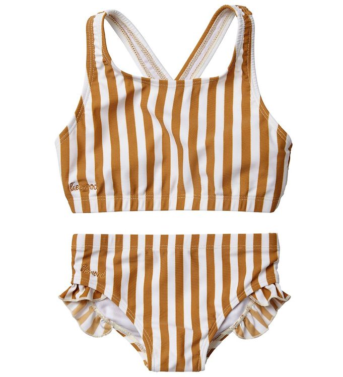 Billede af Liewood Bikini - Juliet - UV50+ - Mustard/Creme de la Creme