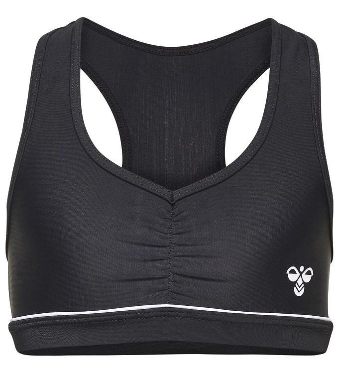 12: Hummel Catalina Swim Top Unisex Badetøj Sort 128