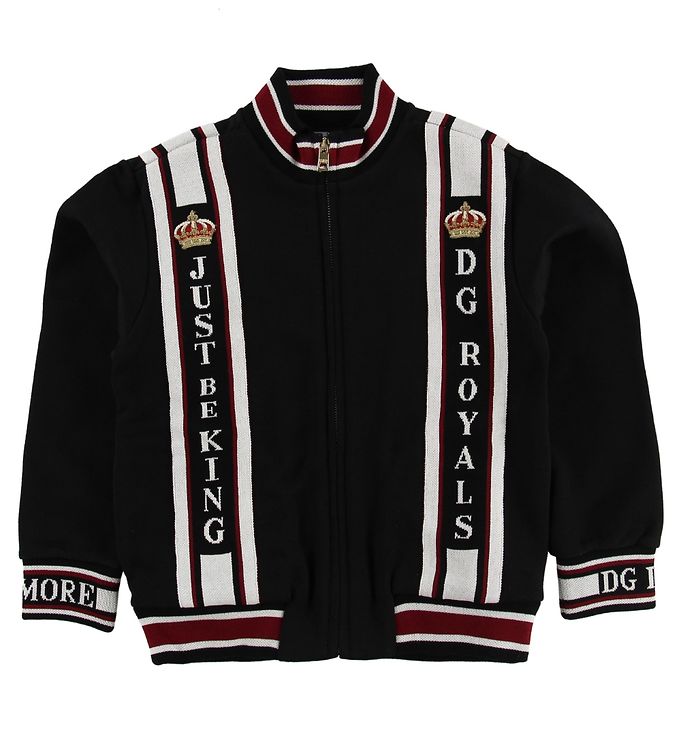 10: Dolce & Gabbana Cardigan - Sort m. Logo