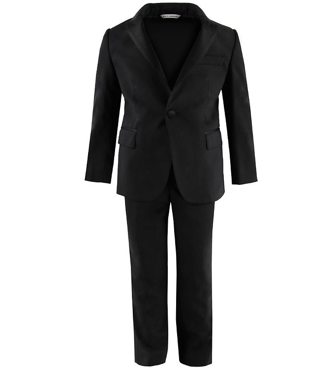 Dolce & Gabbana Jakkesæt Uld/viskose Sort