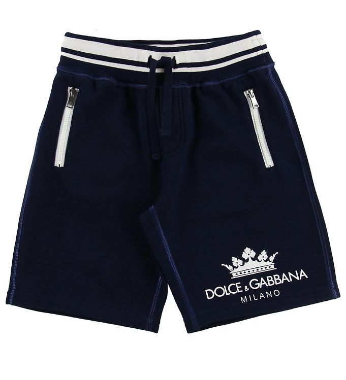 Dolce & Gabbana Shorts - Sweat Navy m. Logo male