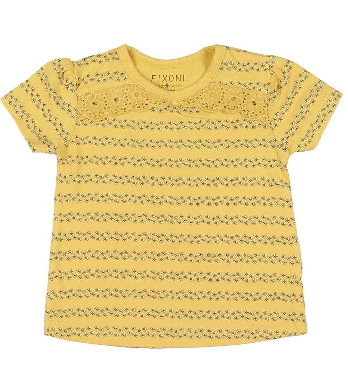 Fixoni T-shirt - Rattan m. Blomster