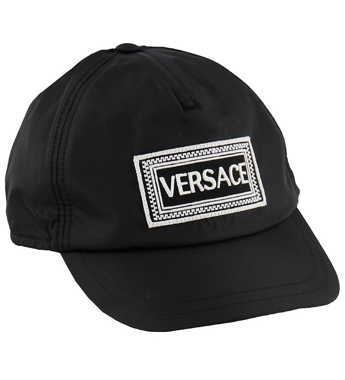 Young Versace Kasket Sort Logo