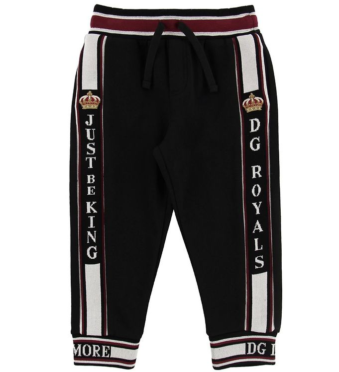 Dolce & Gabbana Sweatpants - Sort m. Logo male