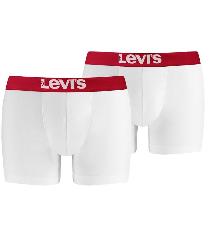 Image of Levis Boxershorts - 2-pak - Boxer Brief - Hvid - S - Small - Levis Boxershorts (132812-719616)