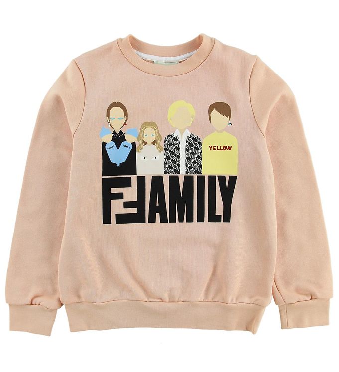 10: Fendi Kids Sweatshirt - Pudder m. Fendi Family