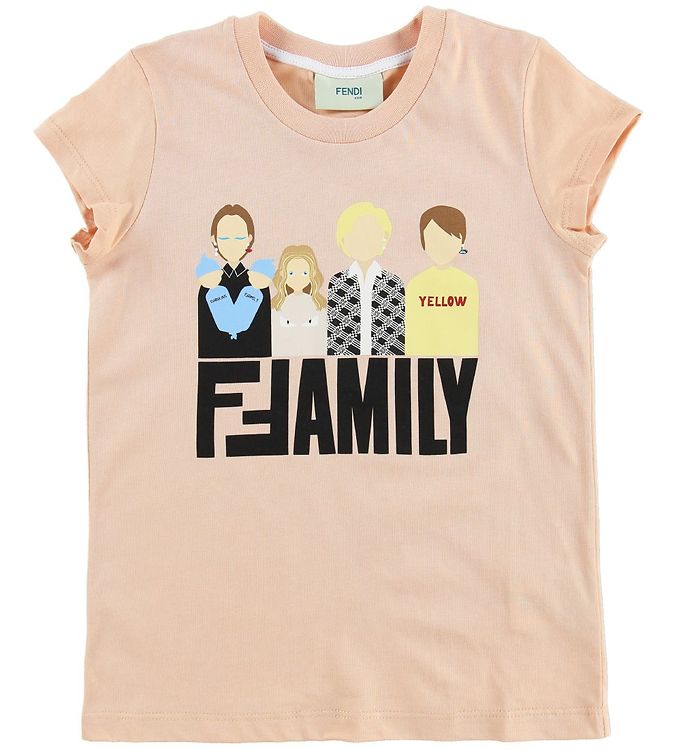 #2 - Fendi Kids T-shirt - Pudder m. Fendi Family