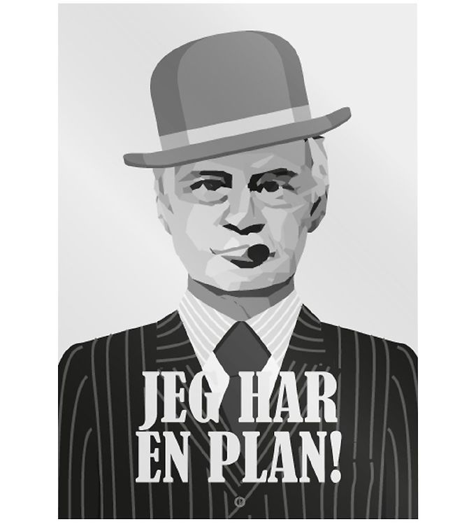 Citatplakat Plakat - A3 - Jeg Har En Plan