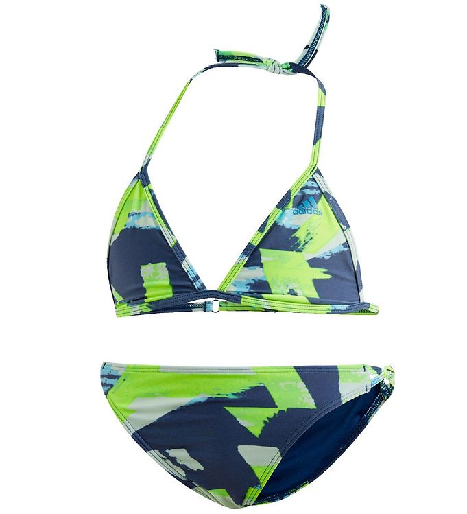 Billede af adidas Performance Bikini - Navy/Neongrøn - 6 år (116) - adidas Performance Bikini