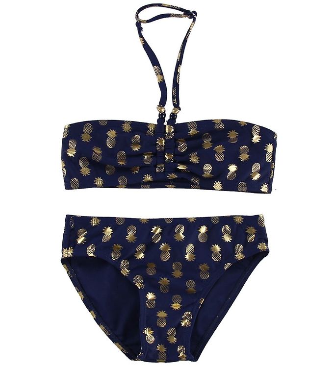 Billede af Color Kids Bikini - Numa - UV40+ - Navy m. Ananas