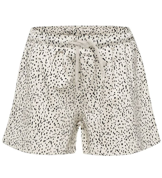 Hummel Shorts - HMLIrene - Creme m. Mønster