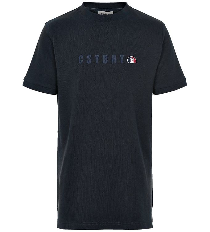 Cost:Bart T-shirt - Fox - Navy m. Broderi