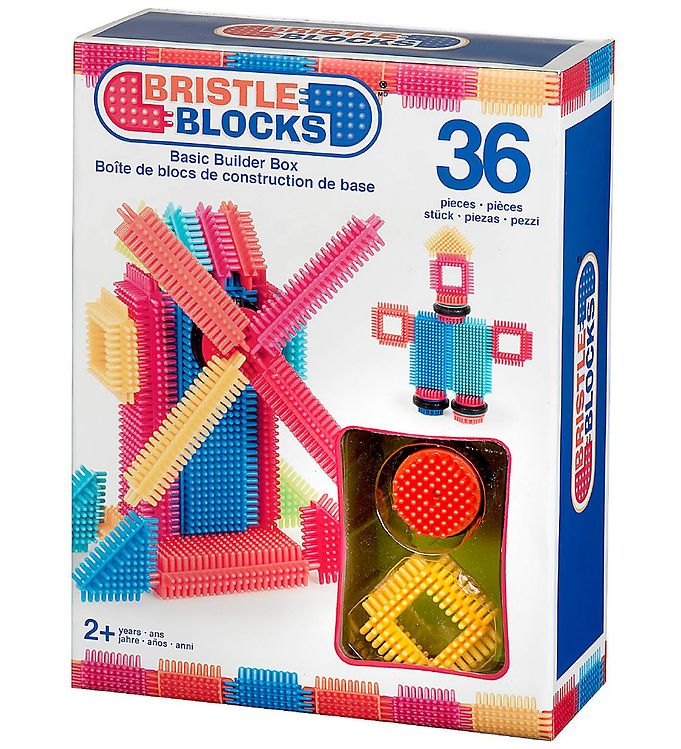 Billede af Bristle Blocks Klodser - 36 stk - Basic Builder