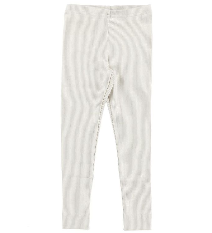 MarMar Leggings - Rib - - Off White » Fri fragt DK