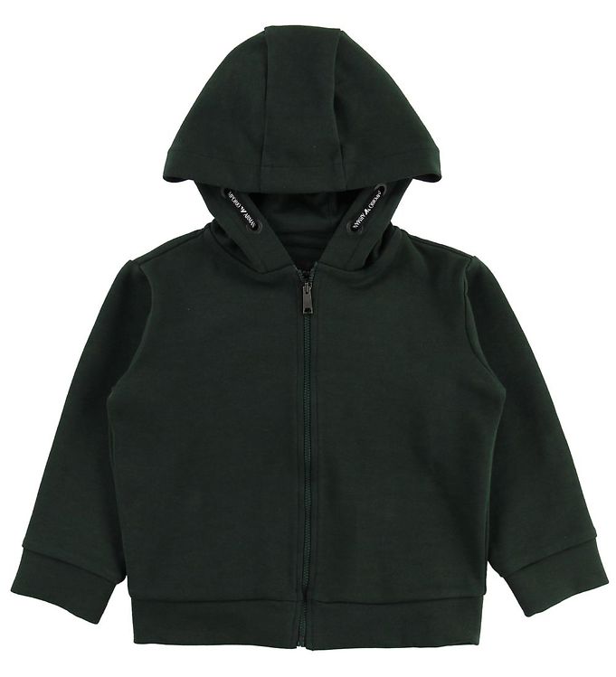 Emporio Armani Cardigan Armygrøn Logo