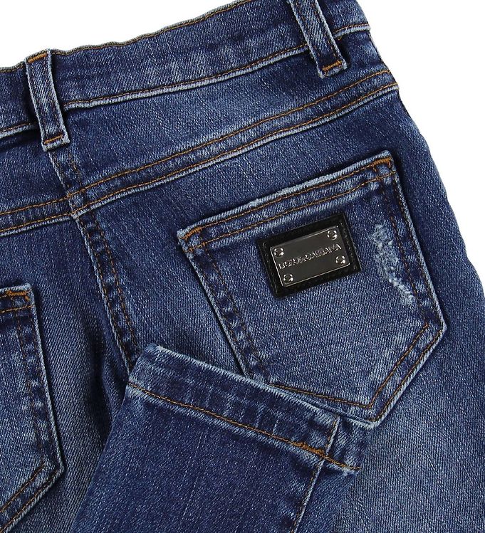 Pinpoint indgang I tide Dolce & Gabbana Jeans - Millennials - Mørkeblå » Fri fragt i DK
