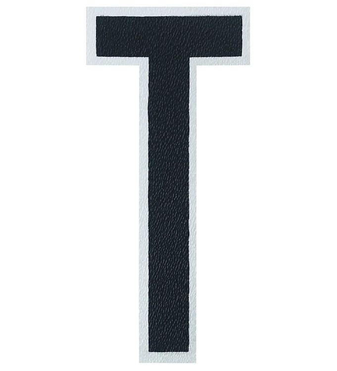 Billede af Design Letters Klistermærke - Mobil - T - 5cm - Black - OneSize - Design Letters Klistermærker
