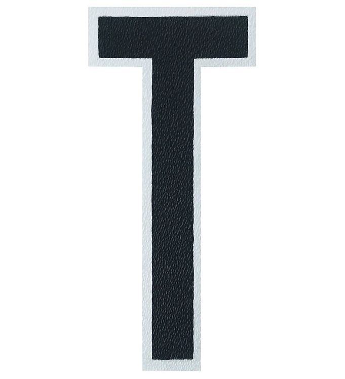 Design Letters Klistermærke - Mobil - T - 5cm - Black