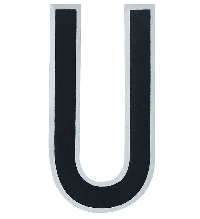 4: Design Letters Klistermærke - Mobil - U - 5cm - Black