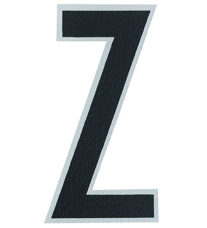 5: Design Letters Klistermærke - Mobil - Z - 5cm - Black