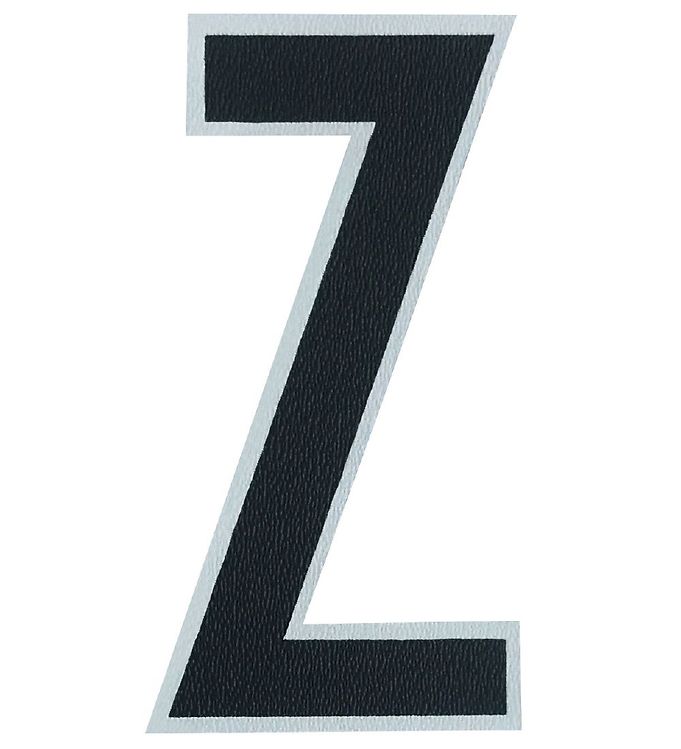 8: Design Letters Klistermærke - Mobil - Z - 5cm - Black