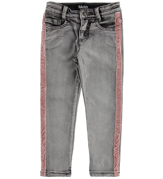 Image of Molo Bukser - Adele - Grey Washed Denim - 15 år (170) - Molo Bukser - Jeans (137756-742079)