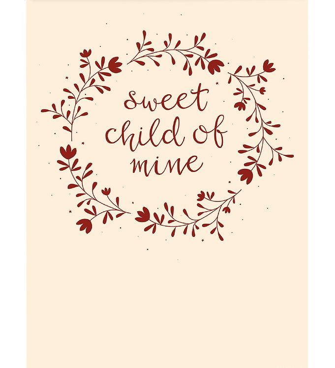 #3 - A Little Lovely Company Plakat - 50x70 cm - Sweet child