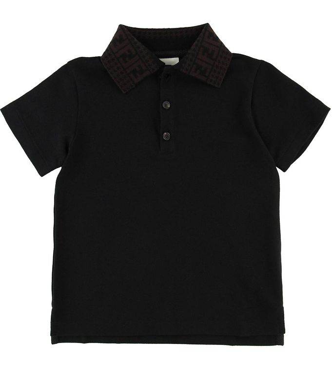 #2 - Fendi Polo - Sort m. Logo