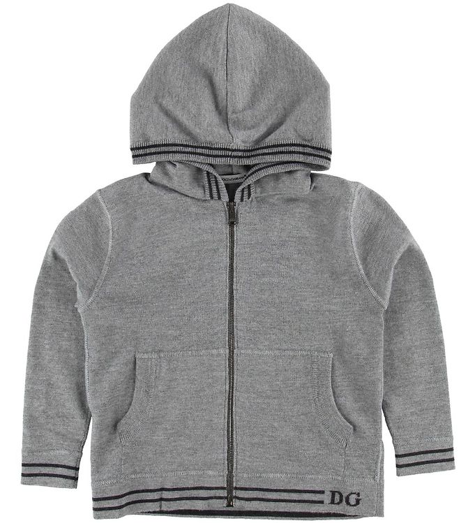 Dolce & Gabbana Cardigan Uld Dna Grå