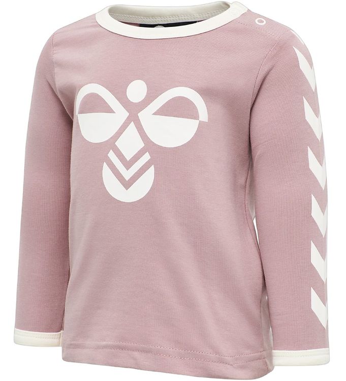 Hummel Bluse  HMLFlipper  Mørk Rosa m. Logo