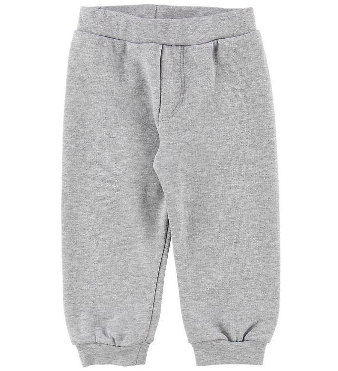 6: Fendi Sweatpants - Gråmeleret m. Neonpink