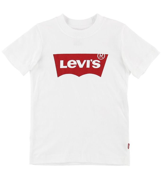Image of Levis T-shirt - Batwing - Hvid m. Logo - 5 år (110) - Levis T-Shirt (146174-790114)