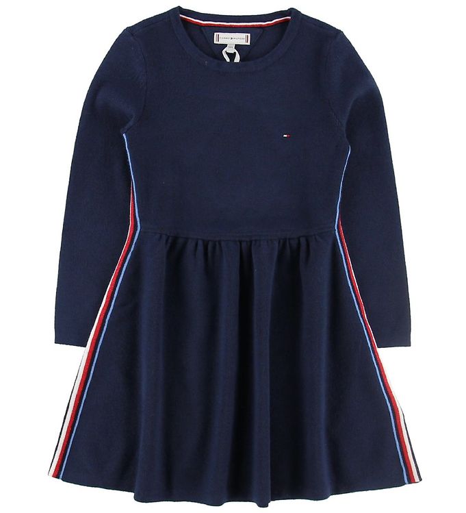 #3 - Tommy Hilfiger Kjole - Global Stripe - Navy