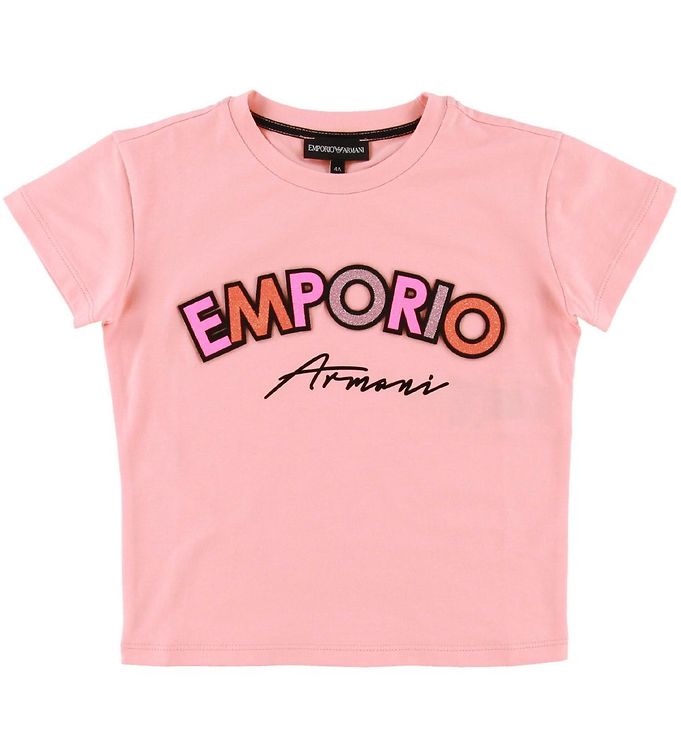 Emporio Armani T-shirt - Alba Juno m. Glimmer/Patches