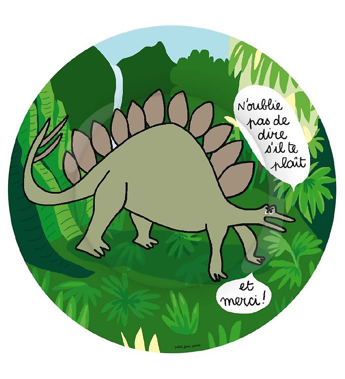 2: Petit Jour Paris Tallerken - Melamin - Dinosaurus