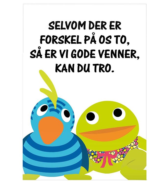 Citatplakat Plakat - B2 - Gode Venner