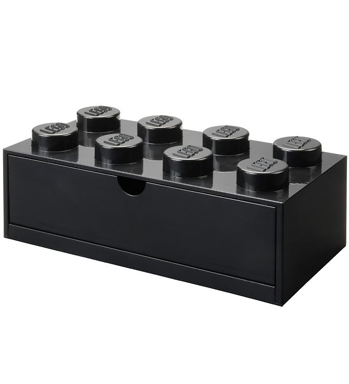 LEGOÂ® Storage Opbevaringsskuffe - 8 Knopper - 31x15x9 - Sort
