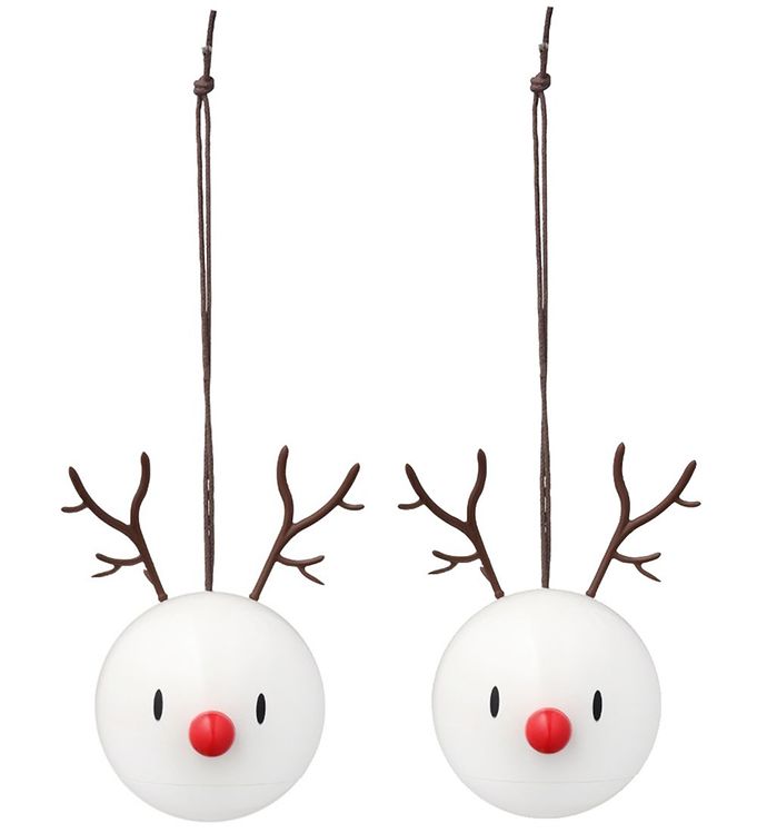 Reindeer Ornament - White*